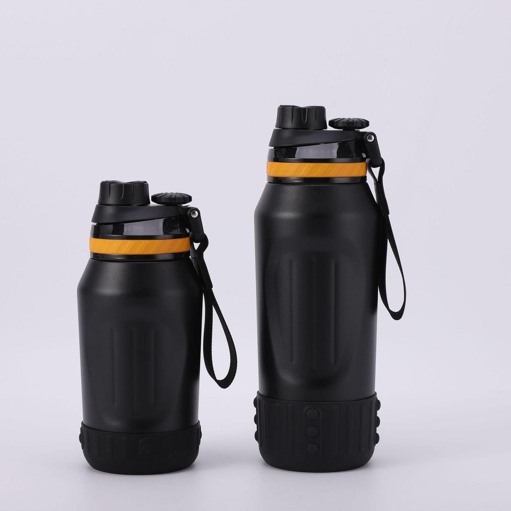 316 Stainless Steel Insulated Women's Sports Water Bottle, Large Capacity, Portable with Carry Rope for Outdoor Activities