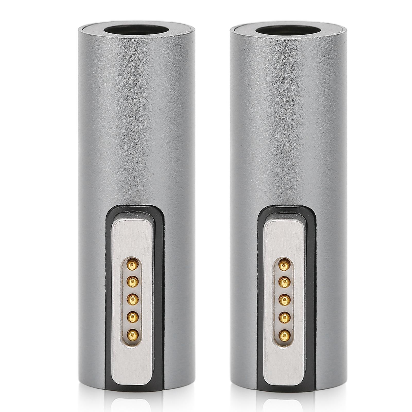 

2шт магнитный адаптер T-образного наконечника DC Female для Magsafe 2 Максимальная поддержка 5A 18.5‑20V PD Магнитный