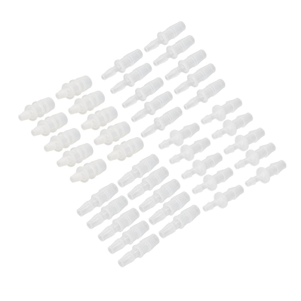 Aquarium Air Pump Adapter Scratch Resistance Wear Resistant PP Hose Barb Reducer Fitting Pure Texture for Silicone Tube