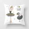 Ballet Dance Girl Pillow Cover Home Material Sofa Pillow Cushion Cover Ins Style Sleeping Side Premium Durable