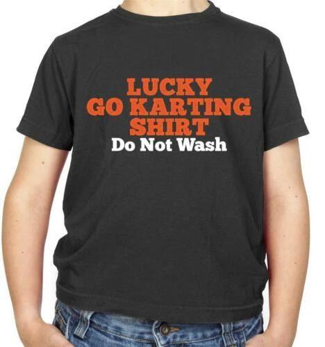 Lucky Go Karting Shirt - Do Not Wash Kids - Go Kart - Racing 130