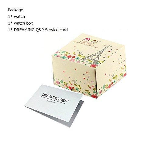 Damski zegarek na rękę dziewczęcy zielony kwarcowy analogowo-cyfrowy wyświetlacz model zagraniczny W291 trójwymiarowy ręcznie robiony masa polimerowa latający ptak.