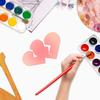 30 Pack 4 Inch Wood Broken Heart Cutouts Unfinished Wood Broken Heart Crafts Wooden Broken Heart Hanging Ornaments DIY Broken Heart Craft Gift Tags