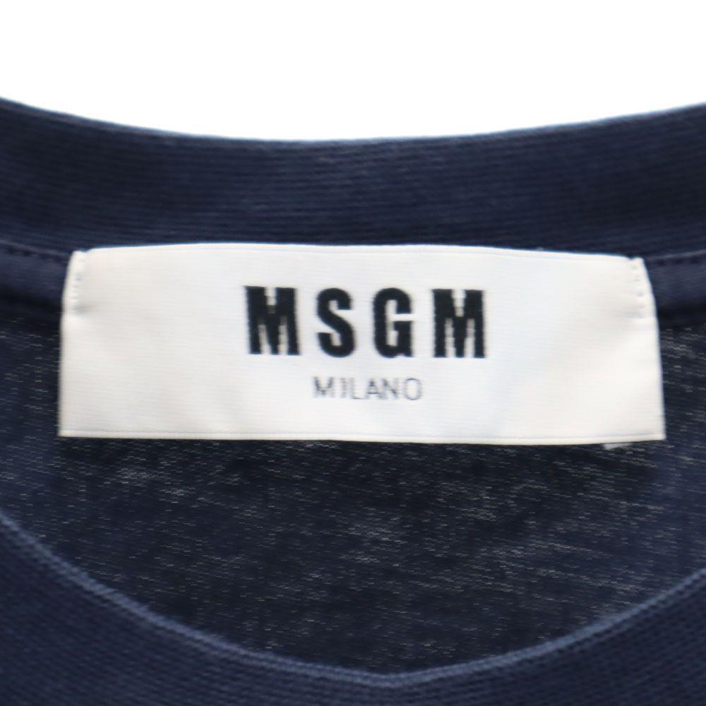 MSGM Short Sleeve T-shirt XS Navy Men's Used
