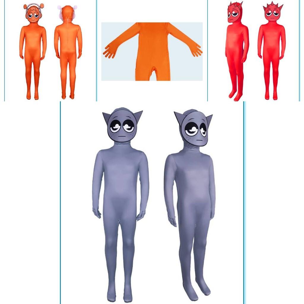Modny strój cosplay Trendy Sprunki Incredibox Rhythm Box Tematyka gry Body dla wszystkich płci W wielu rozmiarach i kolorach