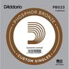 D'Addario Daddario Acoustic Guitar Rose Strings Phosphor Bronze .023 PB023 Set of 10 [Domestic Ge...
