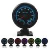 Tachometer Univerzálny 3,75 palcový tachometer so 7 farbami LED 0-8000RPM čierne puzdro a ráfik Tachometer Autometr