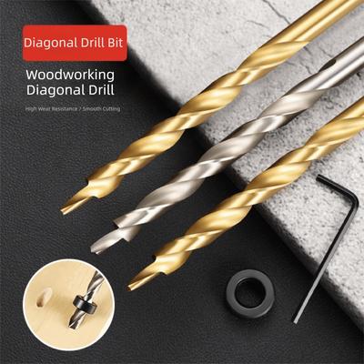 Stop Collar Center Drill HSS (High Speed Steel) Reaming Tool Step Drill Bit  For Woodworking
