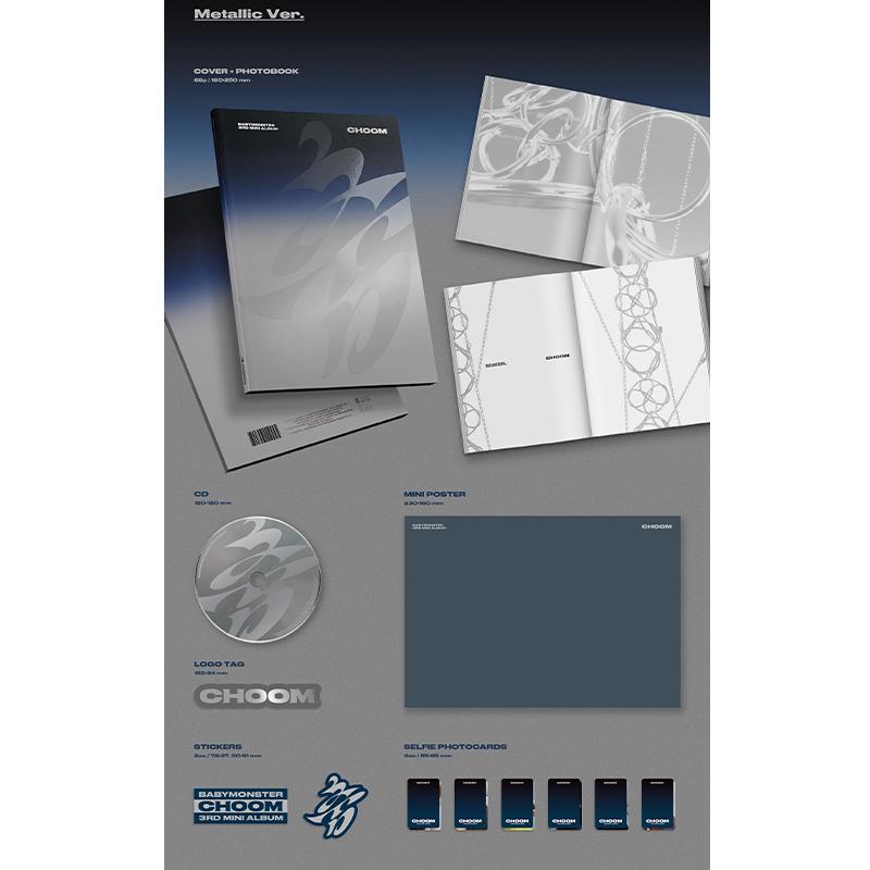 [Vorbestellung] BABYMONSTER 3. Mini-Album [CHOOM] (Online-Vorteil)