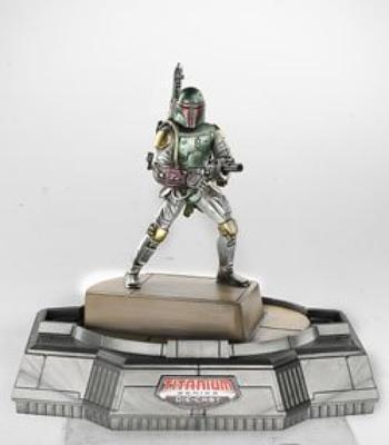 STAR WARS Titanium Figure Boba Fett