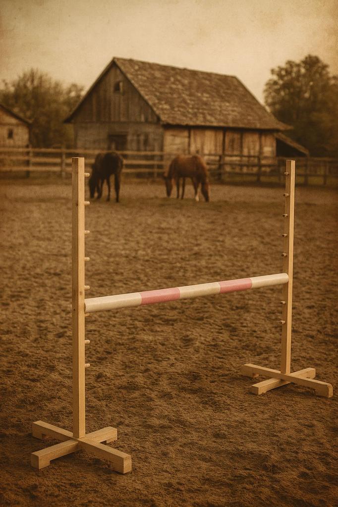Skoková překážka pro Hobby Horse 120 cm, Světle růžová tyč