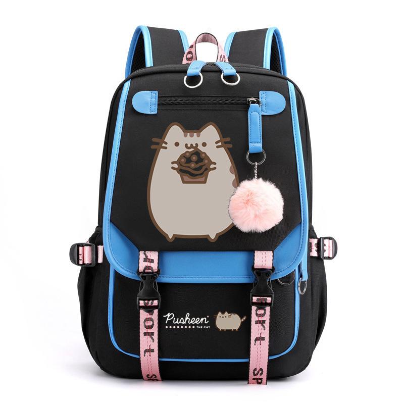 Cartoon Cute Printed School Bag Outdoor Travel Oxford Cloth Backpack