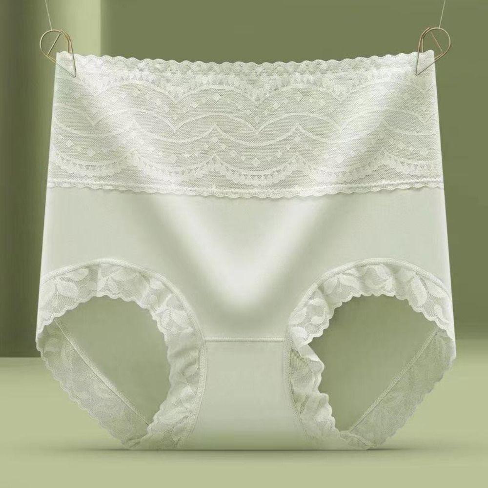 Shapewear Lace Seamless Briefs High Waist Slimming Underpants Tummy Control Underwear  Summer