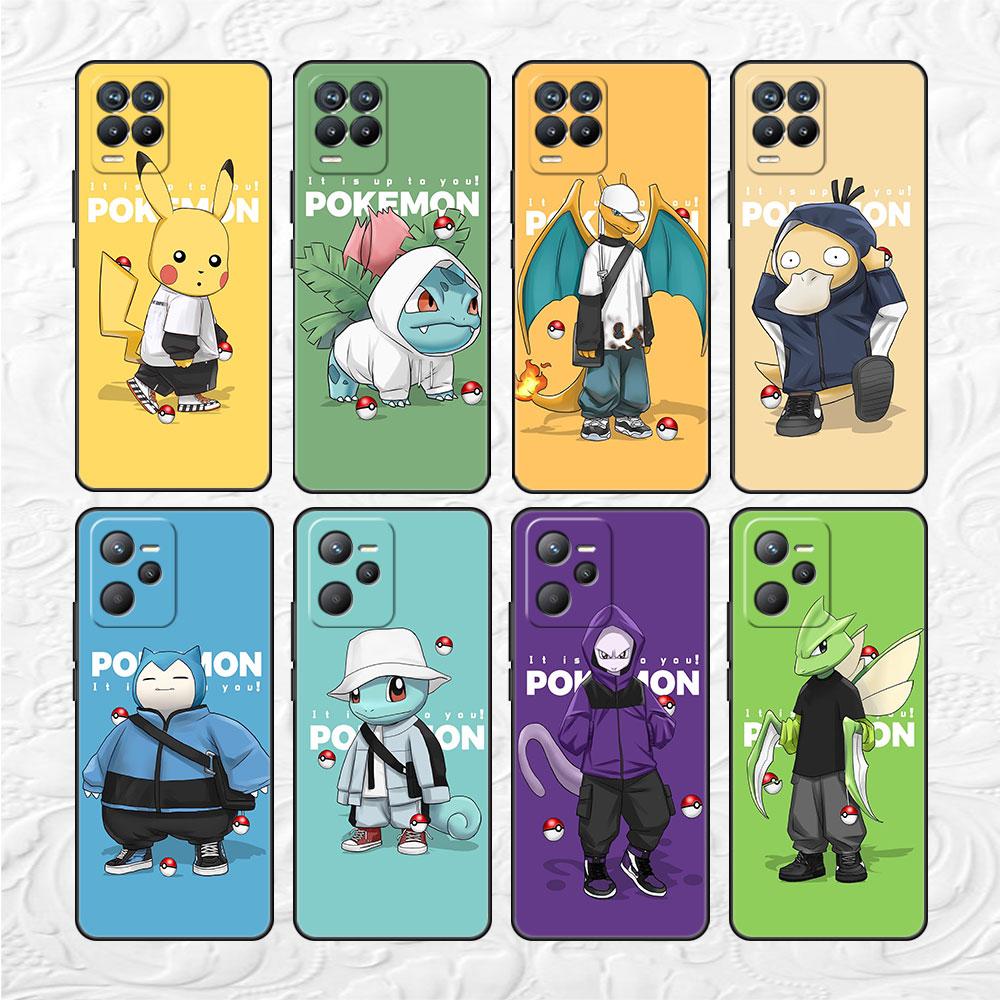 

Чехол для игры Pokemon для Realme 8 C21y GT Neo 2 3 8i C21 7 C11 6 C12 C35 C3 GT 9 Pro C12 силиконовый чехол для телефона TPU Realme 8i