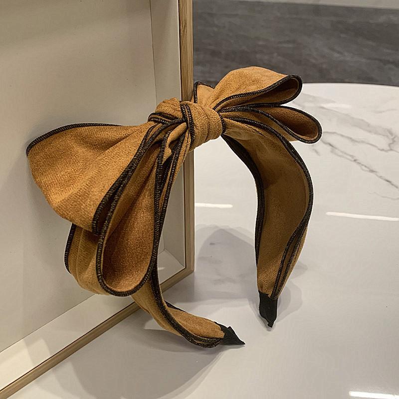 Royal Blue Bow Hairbands  Hair Accessories Layers Bow Knotted Headbands for Women Retro Hair Ornament Hair Hoop