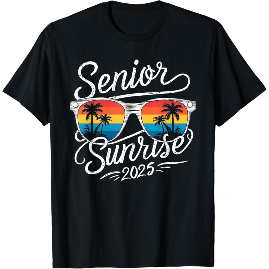 

Senior Sunrise Shirts 2025 Seniors shirt of class graduation T-Shirt XXXXXL чёрный