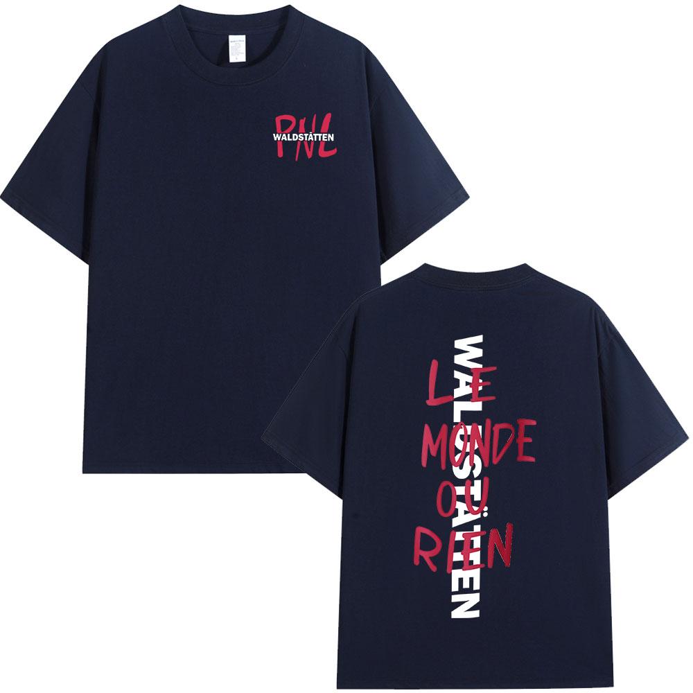 Rapper PNL Que La Famille Le Monde Chico Album T-shirt Men Women Hip Hop Fashion Short Sleeve T-shirts Cotton Casual T Shirt Top