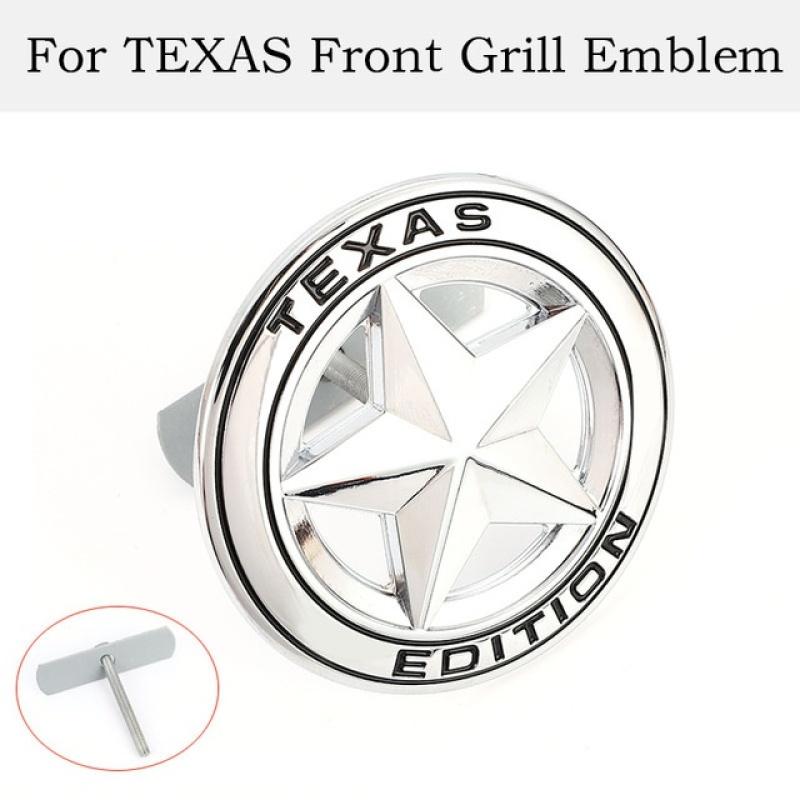 Texas Edition Badge Emblem Decal Sticker Car Front Grille Logo for Wrangler Compass Grand Cherokee Patriot Liberty Renegade Commander