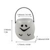 Halloween Candy Bucket White Green Purple Ghost Pumpkin Basket Kids Favor Candy Holder Trick Or Treat Halloween Party Decoration