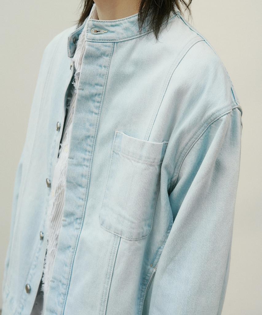 Minav Youthful Hyper Denim Jacket [Light Blue]
