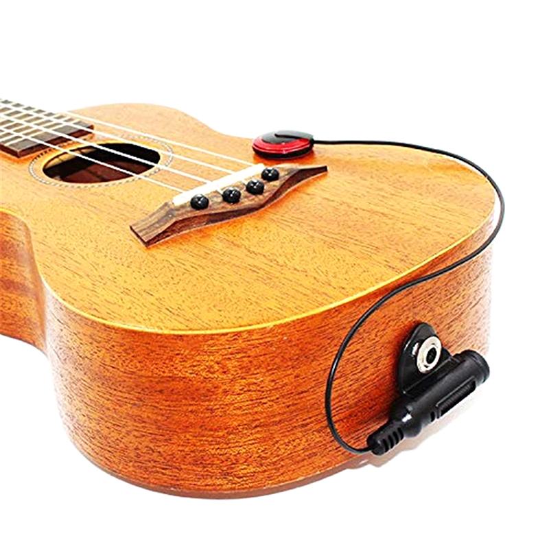 Contact 6.35 Microphone Piezo Pickup For Acoustic Guitar Microphone Pickup Cello Banjo Ukulele Lute Mandolin Violin Mic Pickup