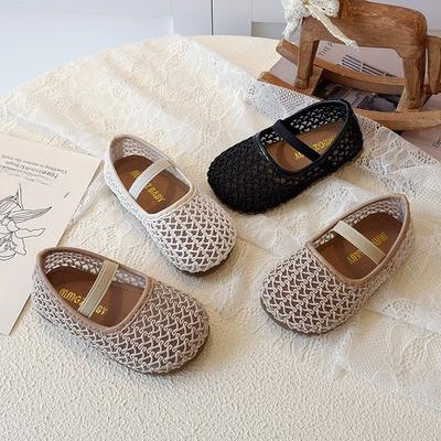 Girls' Hollowed-out Shoes - New Soft-Topped Mesh Upper Baby Shoes - Girls' Single Shoes