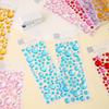 Love Heart Shaped Face Gem Sticker for Kids Diamond Acrylic Crystal Tattoo Stickers DIY Three-dimensional Rhinestone Decorations