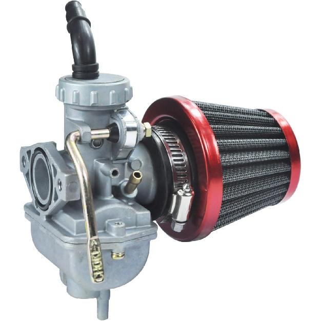 PZ20 Carburetor Carb Air Filter Fuel Line Kit For 50Cc-125Cc Taotao ATA-110B 125D Boulder B1 T-Force Coolster Apollo Kazuma Kids ATV Four Wheeler
