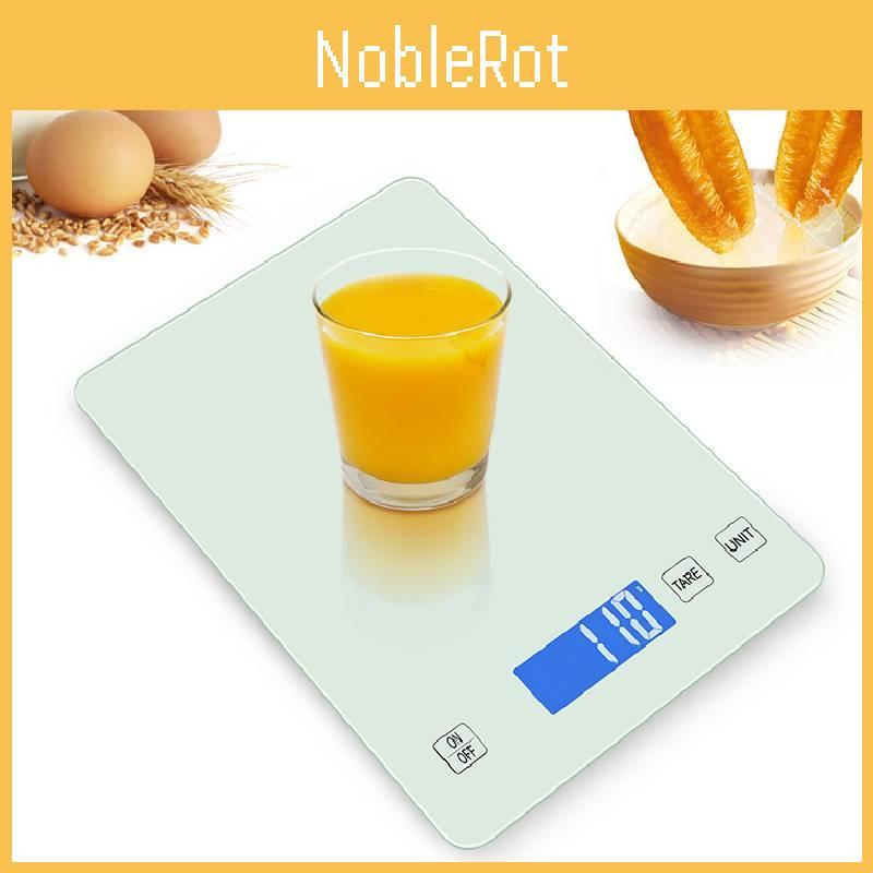Moderní skleněná kuchyňská váha s USB s vysoce přesným měřením pro domácí pečení a vaření