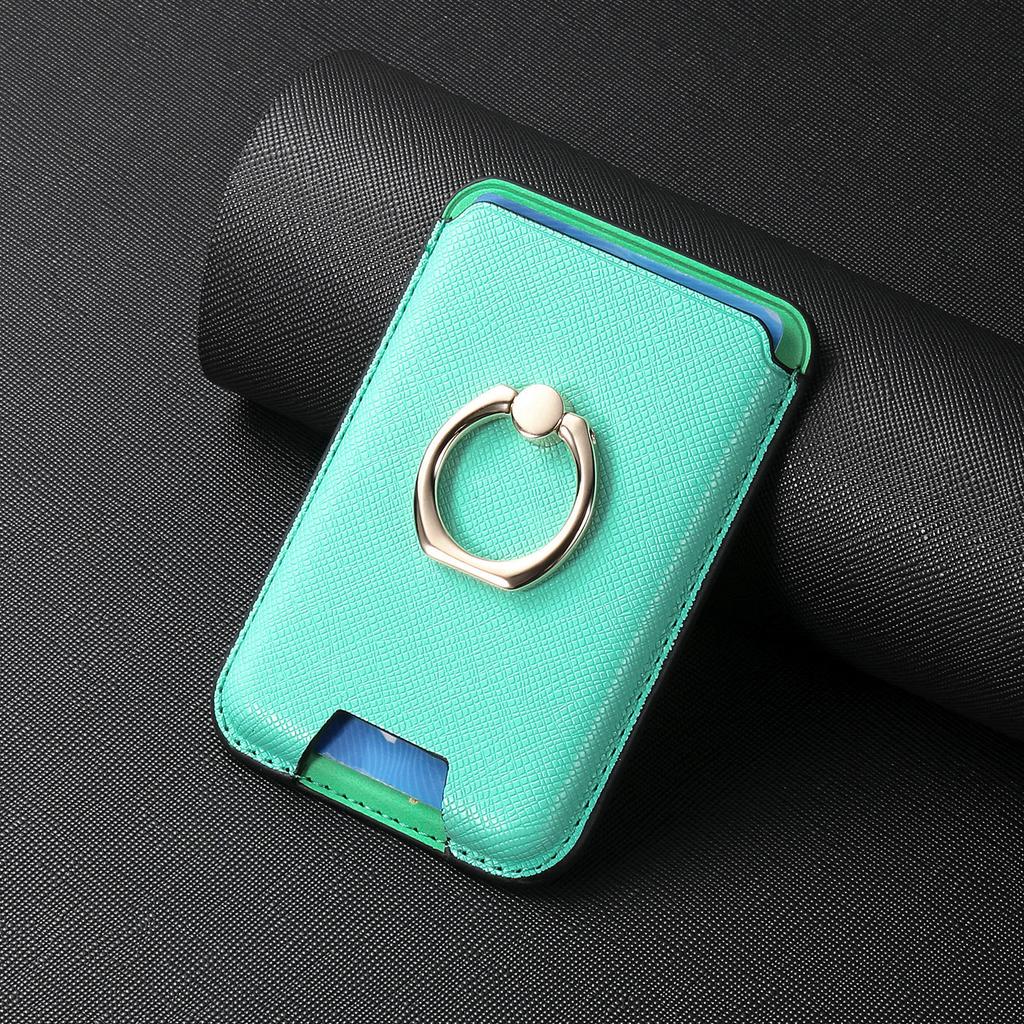 Applicable To iPhone15 Magnetic Suction Magsafe Solid Color Card Bag, Card Holder, Apple 16 Back Sticker Strong Magnetic N52 Card Bag.