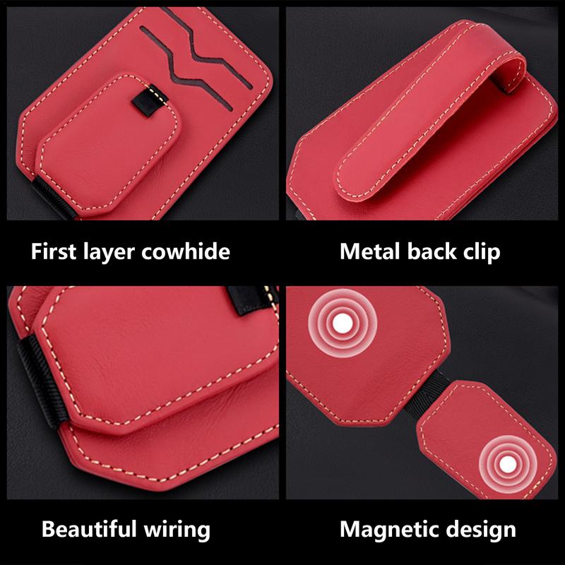 Car Sunglasses Holder Clip Car Sun Visor Organizer Holder For Sunglasses Portable Car Sun Visor Storage Glasses Organizer For