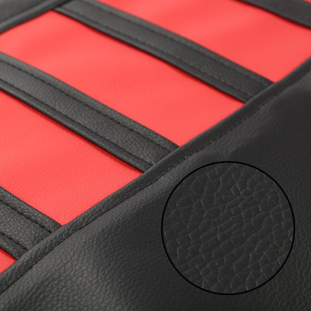 G-PLUS Seat Cover 1pc Compatible with Honda CR125R CR250R CR500R CR80R CRF100F CRF125F CRF150F Motorcycle Seat Soft Protector Replacement Red