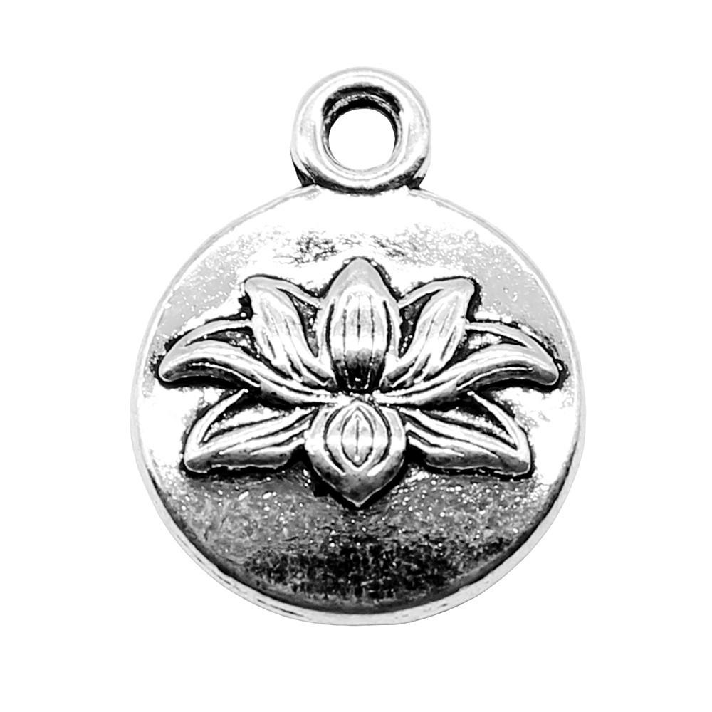 Roses Lotus Flower Charms Sunflowers Pendants For Floral Themed Jewelry Making