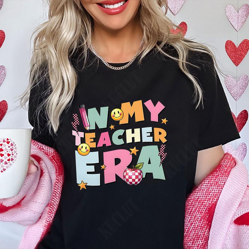 Graphic Tops Teachers Tshirts Clothing Teachers Gifts Teacher Shirts Gift Summer Fashion Tshirts Short Sleeve School