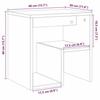VidaXL Table de chevet vieux bois 40x30x40 cm bois d'ingénierie 856526