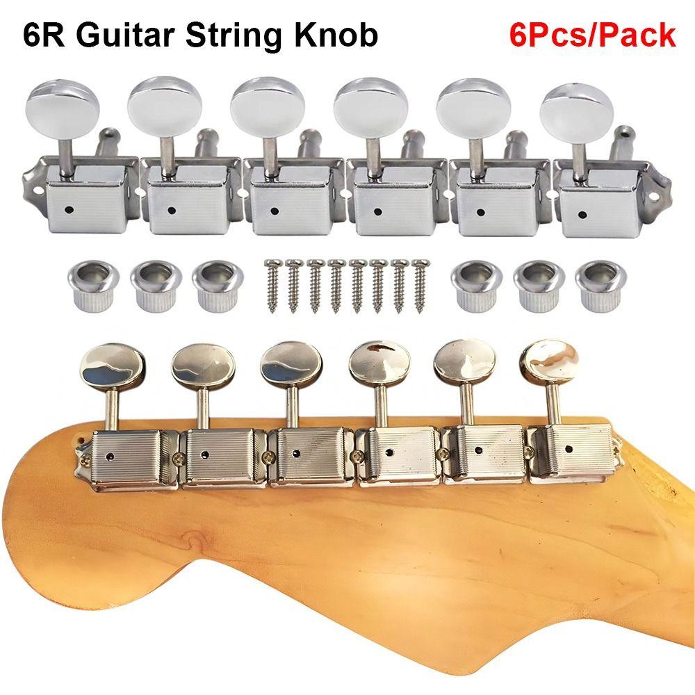 1Set 6-Pack Tuning Key Pegs 6 Right 6R Combination Tool New Guitar String Knob  Guitar Accessories
