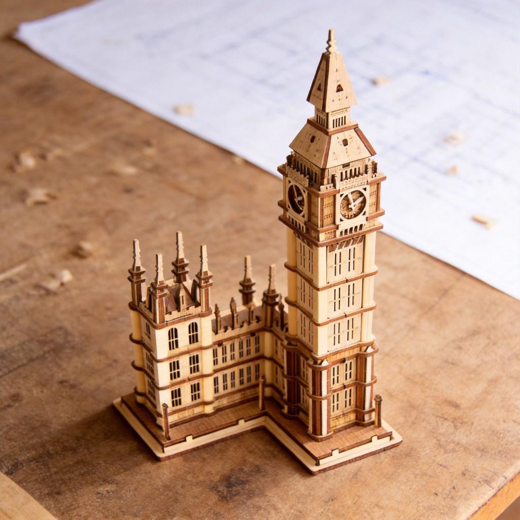 3d Wooden Puzzle Craft Kit With Diy Assembly For Brain Teasers And Family Fun