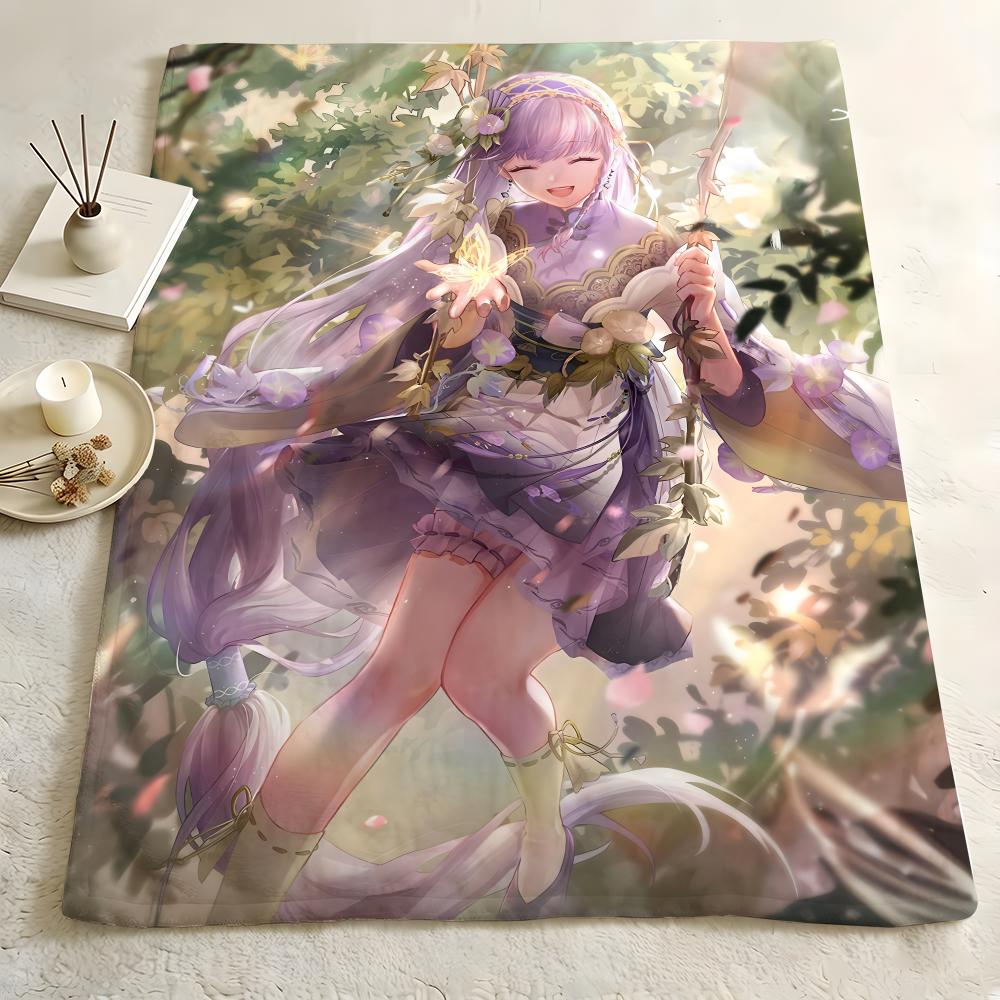 Game S-Shining N-Nikki Throw Flannel Blanket Skin Soft Suitable for Sofa Living Room Bed Travel and Gifts