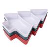 3Pcs Christmas Tree Food Decor Tray Pallet Centerpiece Ornament Plastic Serving Display Tray Xmas Table Christmas Items Decor