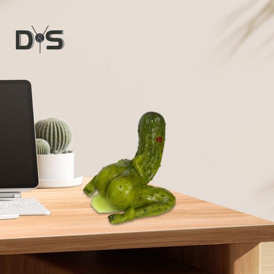 Kimchi Figurine Ornament Compact Design Lightweight Universal Handmade Resin Funny Penis Pickle Desk Decor
