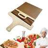 Przesuwna łopatka do pizzy z drewnianą rączką, nieprzywierająca ściereczka, łopatka do pieczenia pizzy, łopatka, zdejmowana wielofunkcyjna łopatka do pizzy, gadżety kuchenne