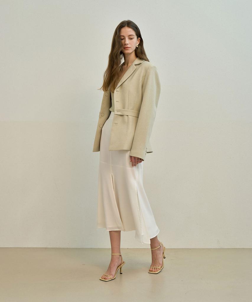Meibeoyu Taro Skirt _ Ivory