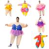 Colorful Adult Inflatable Clown Costume For Festive Occasions And Halloween Parties