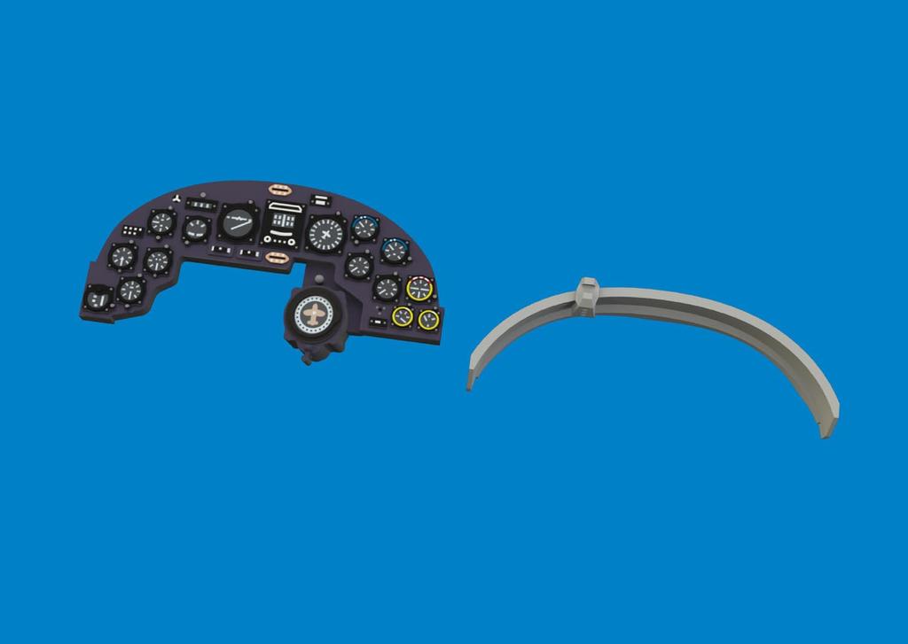 Eduard 1/48 Scale Look Ju88A-4 Instrument Panel (for ICM) Plastic Model Kit Parts EDU644326 (Airplane)