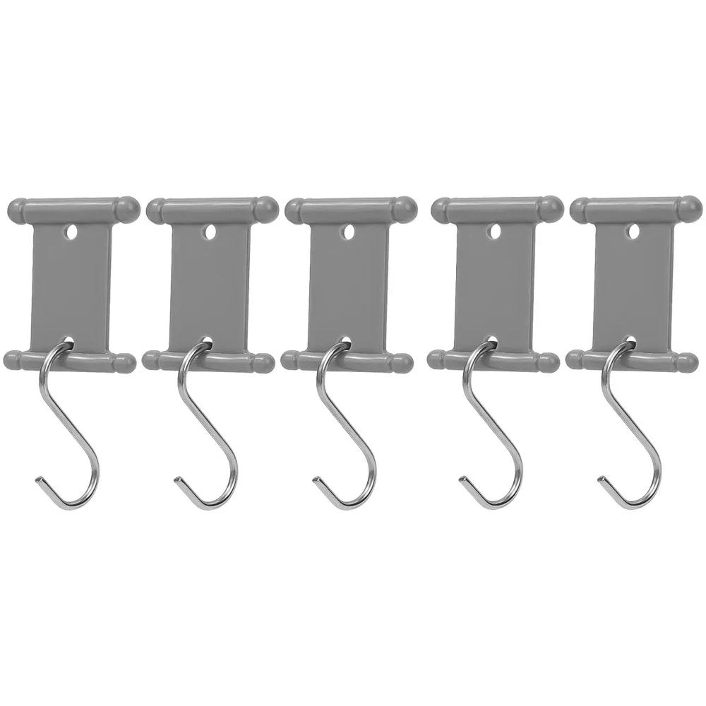 S Shaped Camping Awning Hooks Clips RV Tent Hangers Light Hangers with Holes for Caravan Camperb Accessories