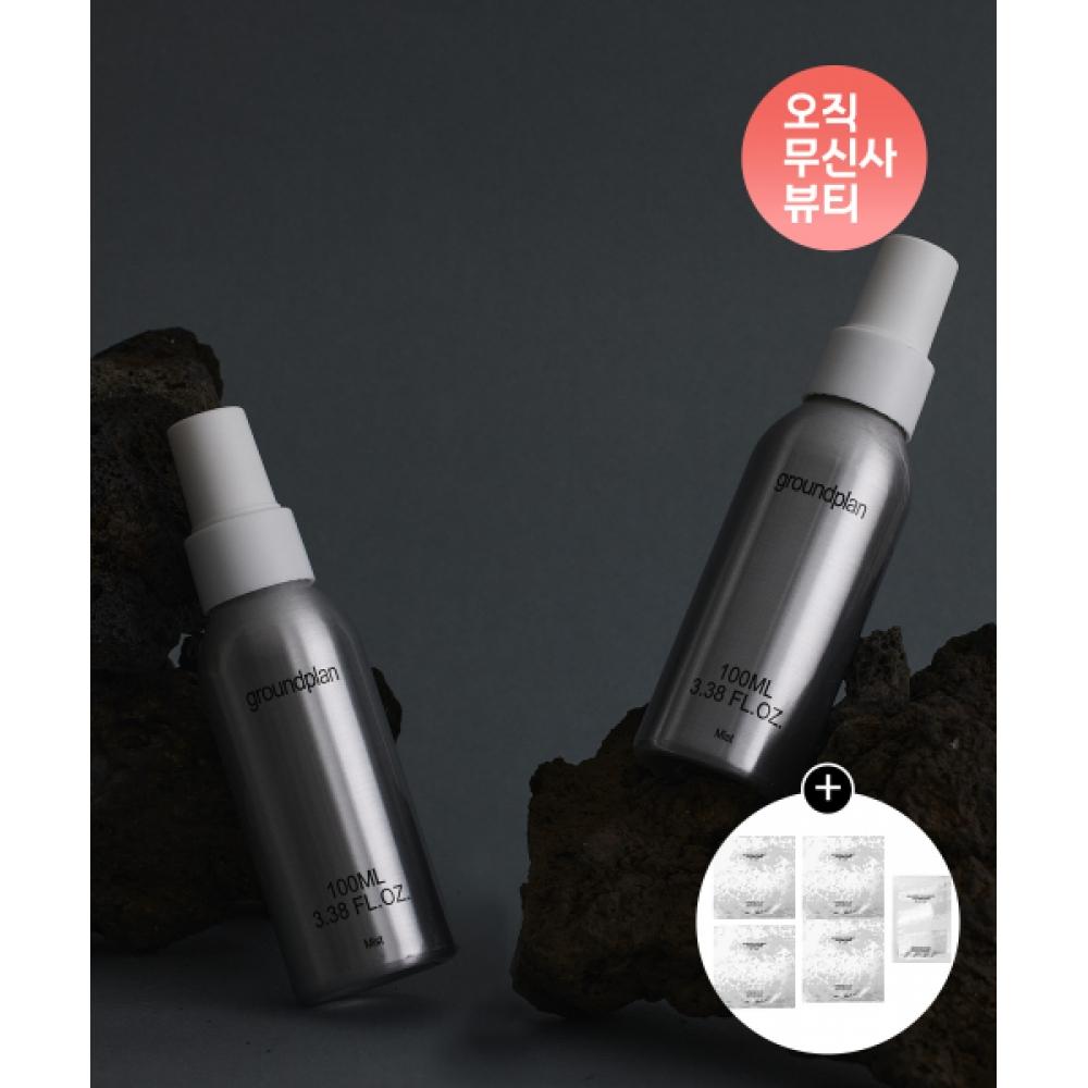 Ground Plan Moisture Soothing Mist 100ml Duo Set NONE