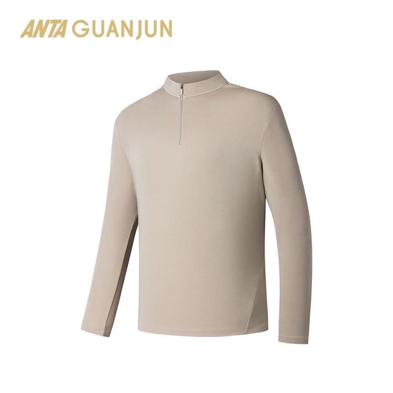 Anta Champion Men's Soft-Wool Stand Collar Long Sleeve T-Shirt