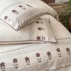 Spring/Summer Skin-Friendly Breathable Yarn-Dyed Cotton-Linen Embroidered Bedding Set