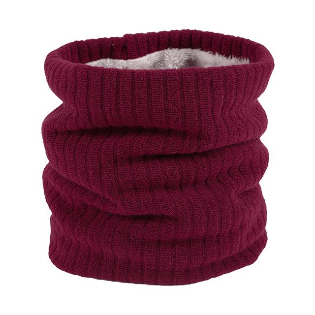 Unisex Fleece-Lined Neck Warmer Snood - Windproof, Versatile, Ideal for Autumn/Winter Cycling and Outdoors