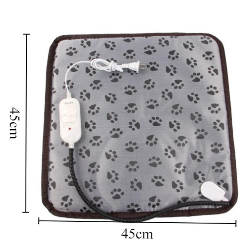 

Winter Dog Heated Mat Electric Blanket Warm Waterproof Dog Mat Anti-scratch Anti Bite Temperature Adjustment Dogs Cushion Bed